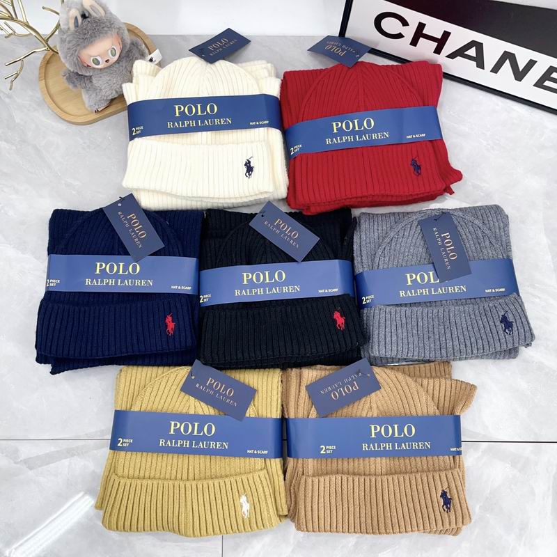 Polo Scarf Hat 2PCS 0717